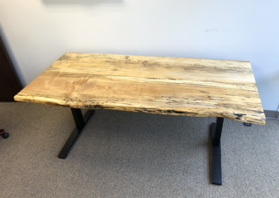 Spalted Maple standing desk